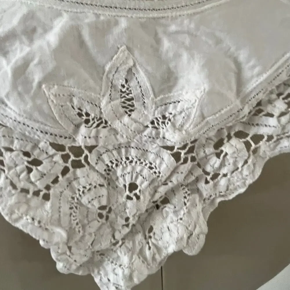 Vintage White Lace Collar Wmns OS Coquette Cottagecore Prairie